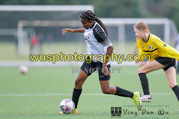 20210821-101154B London Bees Academy U14 v Kent Football United Girls U14