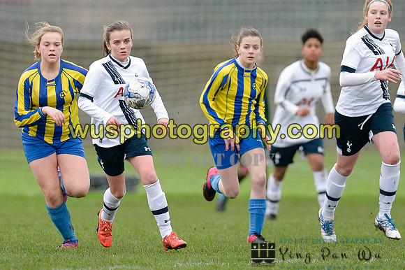 20160206-113342 Tottenham Hotspur Girls U14 v Harvesters FC Girls U14