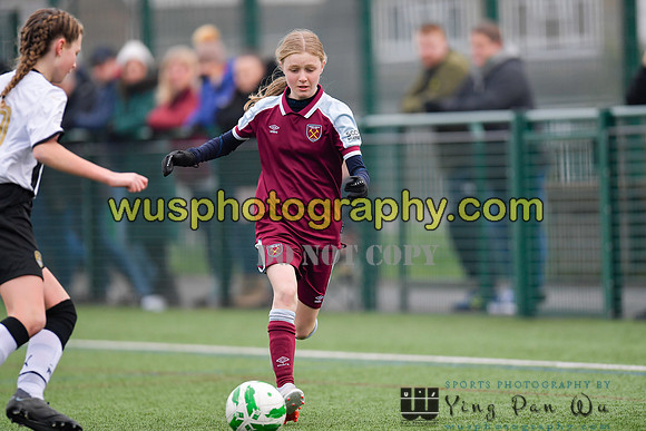 20220115-132953A West Ham United Academy Girls U14 v Notts County FC Girls U14