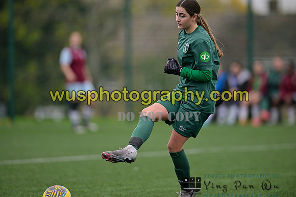 20241109-121240 West Ham United Warriors Girls U16 v Charlton Athletic Academy Girls U16