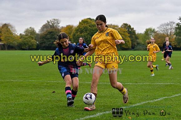 20241102-124826 Sutton United Girls U13 v Hartland Girls Academy U13