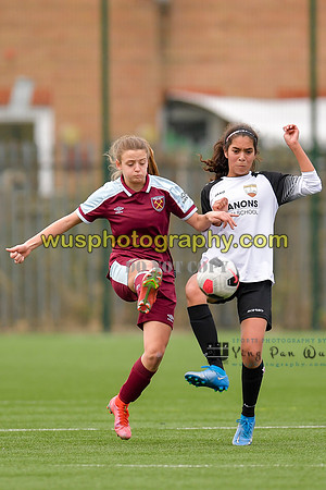 20211211-115813 West Ham United Academy Girls U16 v London Bees Academy U16