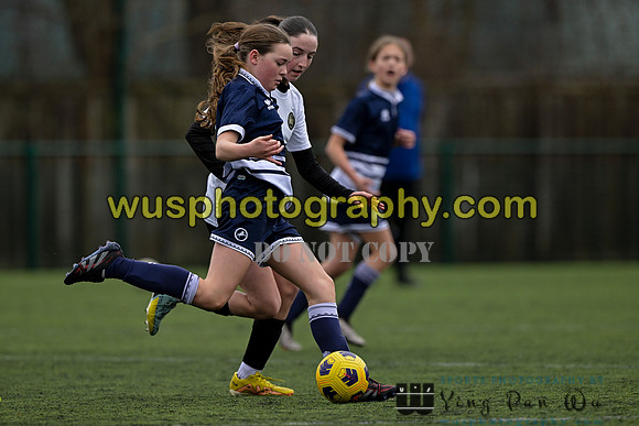 20250222-103923 Millwall Lionesses U12 v New Level Soccer Girls U12