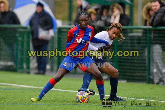 Crystal Palace FC Girls U14 v Tottenham Hotspur Women FC JTP U1420220219-124532A