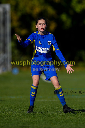 20221015-103612B AFC Wimbledon Girls U14 v Crystal Palace FC Girls U14