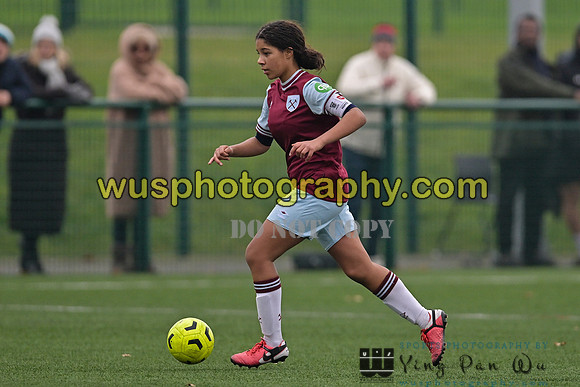 20241130-111615A West Ham United Warriors Girls U14 v Fareham Town Youth FC Girls U14