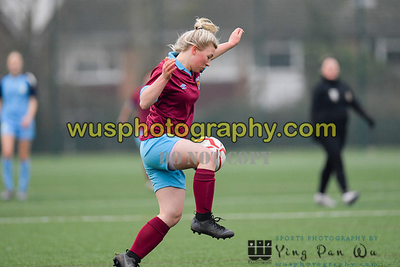 20220115-151034 West Ham United Performance Girls U16 v London City Lionesses U16