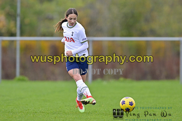 20221119-101011B Tottenham Hotspur Women FC Academy U15 v West Ham United Academy Girls U15