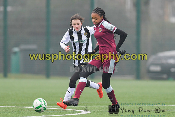 20220115-140113 West Ham United Academy Girls U14 v Notts County FC Girls U14