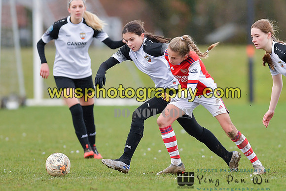 20220305-135934 London Bees Academy U14 v Arsenal FC Girls U13