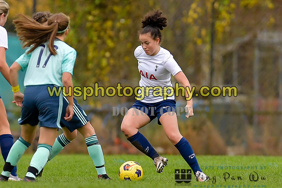 20211113-130033 Tottenham Hotspur Women FC JTP U16 v Leicester City Women's FC Blues U16