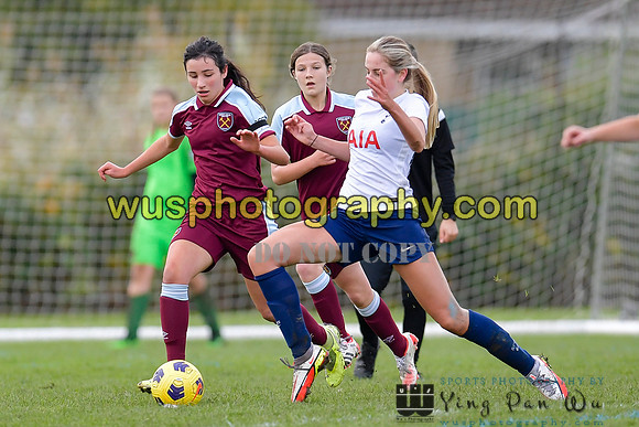 20211106-093820 Tottenham Hotspur Women FC JTP U16 v West Ham United Academy Girls U16