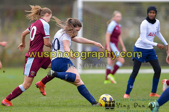 20211106-094333 Tottenham Hotspur Women FC JTP U16 v West Ham United Academy Girls U16