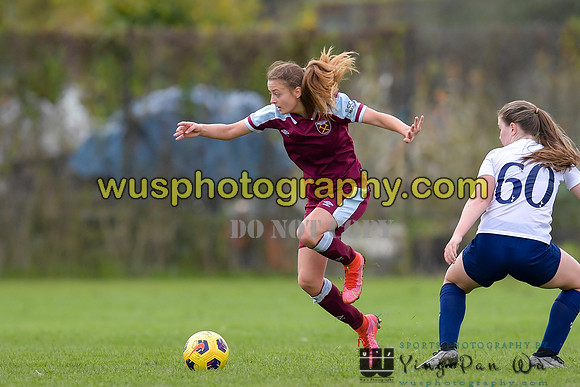 20211106-094915 Tottenham Hotspur Women FC JTP U16 v West Ham United Academy Girls U16