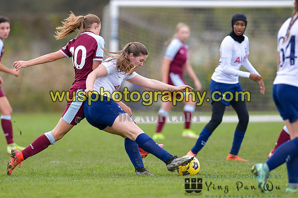 20211106-094333A Tottenham Hotspur Women FC JTP U16 v West Ham United Academy Girls U16
