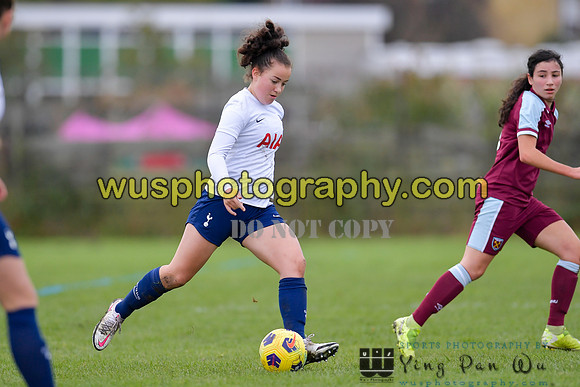 20211106-094159-2 Tottenham Hotspur Women FC JTP U16 v West Ham United Academy Girls U16