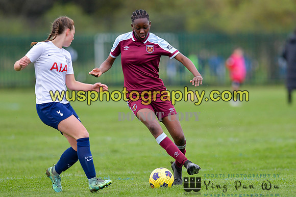 20211106-094519A Tottenham Hotspur Women FC JTP U16 v West Ham United Academy Girls U16