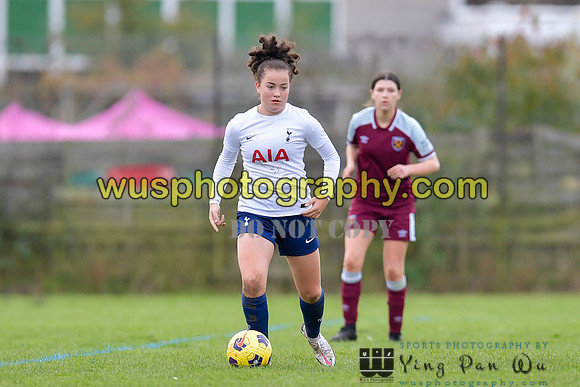 20211106-095154 Tottenham Hotspur Women FC JTP U16 v West Ham United Academy Girls U16