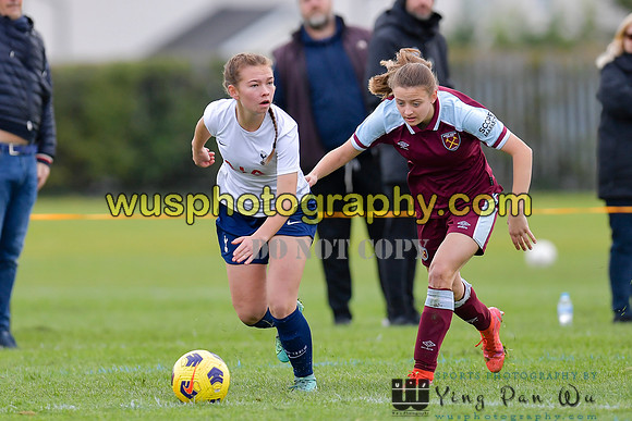 20211106-093421 Tottenham Hotspur Women FC JTP U16 v West Ham United Academy Girls U16