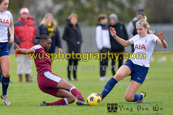 20211106-093306 Tottenham Hotspur Women FC JTP U16 v West Ham United Academy Girls U16