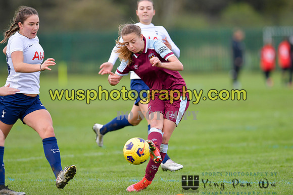 20211106-093620B Tottenham Hotspur Women FC JTP U16 v West Ham United Academy Girls U16
