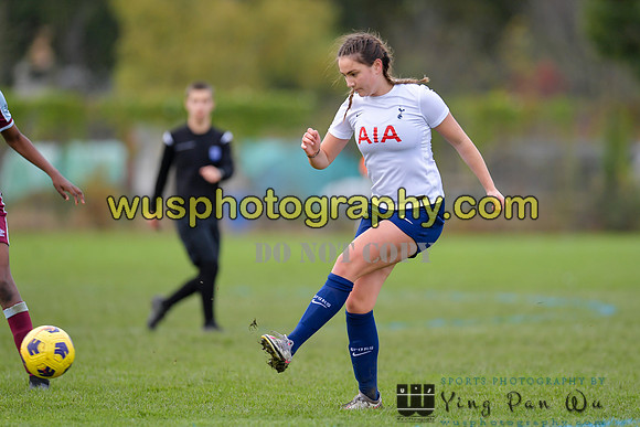 20211106-093828C Tottenham Hotspur Women FC JTP U16 v West Ham United Academy Girls U16