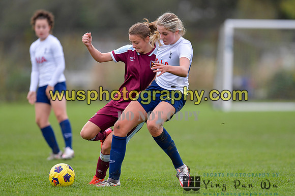 20211106-094646C Tottenham Hotspur Women FC JTP U16 v West Ham United Academy Girls U16