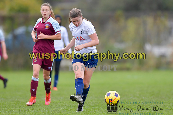20211106-094350 Tottenham Hotspur Women FC JTP U16 v West Ham United Academy Girls U16