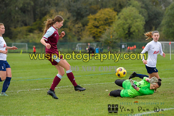 20211106-094255 Tottenham Hotspur Women FC JTP U16 v West Ham United Academy Girls U16