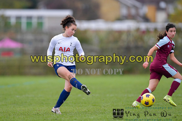 20211106-094159B Tottenham Hotspur Women FC JTP U16 v West Ham United Academy Girls U16