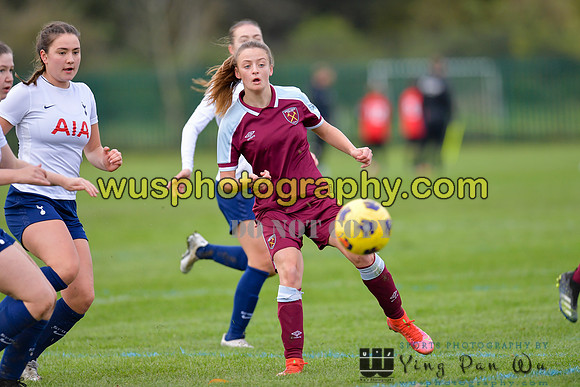 20211106-093620D Tottenham Hotspur Women FC JTP U16 v West Ham United Academy Girls U16