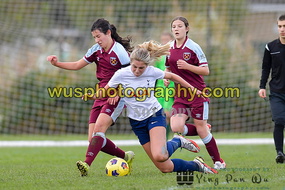 20211106-093820A Tottenham Hotspur Women FC JTP U16 v West Ham United Academy Girls U16