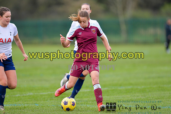 20211106-093620 Tottenham Hotspur Women FC JTP U16 v West Ham United Academy Girls U16