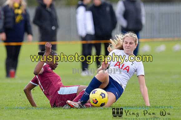 20211106-093306B Tottenham Hotspur Women FC JTP U16 v West Ham United Academy Girls U16
