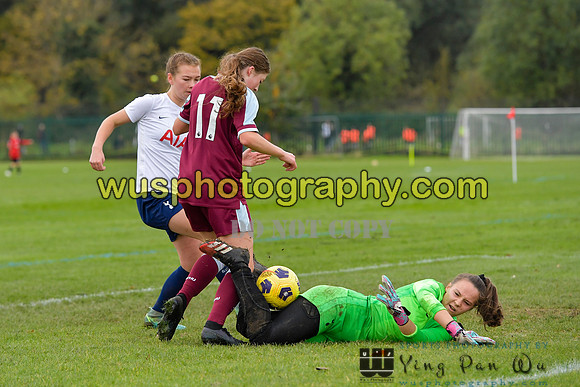 20211106-094255A Tottenham Hotspur Women FC JTP U16 v West Ham United Academy Girls U16