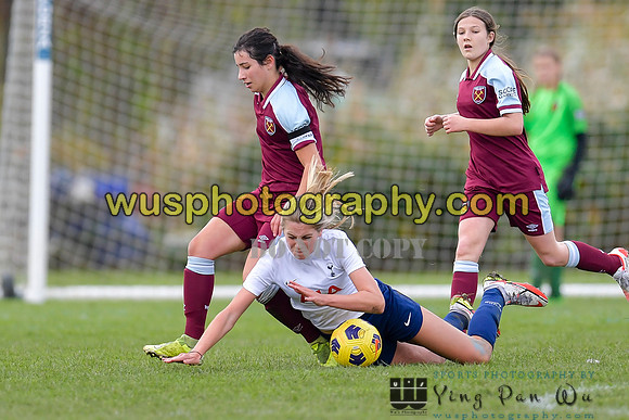 20211106-093820C Tottenham Hotspur Women FC JTP U16 v West Ham United Academy Girls U16
