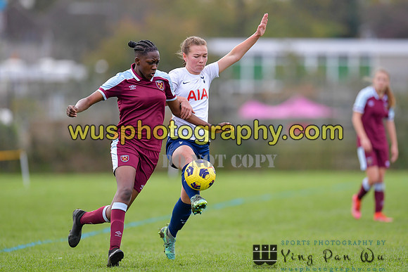 20211106-095009C Tottenham Hotspur Women FC JTP U16 v West Ham United Academy Girls U16