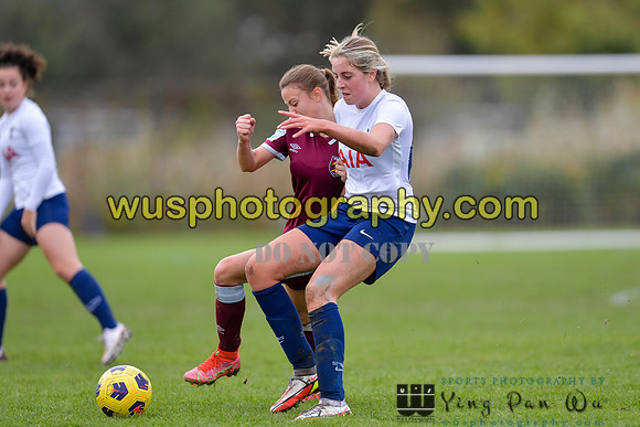 20211106-094646A Tottenham Hotspur Women FC JTP U16 v West Ham United Academy Girls U16