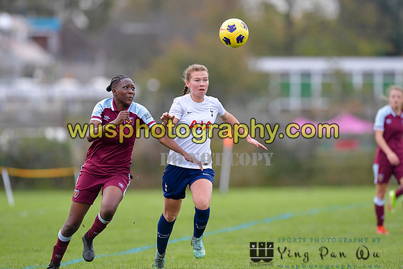 20211106-095009B Tottenham Hotspur Women FC JTP U16 v West Ham United Academy Girls U16
