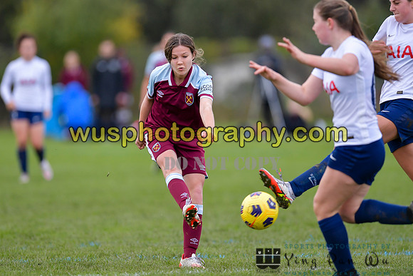 20211106-094523D Tottenham Hotspur Women FC JTP U16 v West Ham United Academy Girls U16