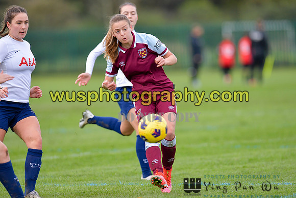 20211106-093620C Tottenham Hotspur Women FC JTP U16 v West Ham United Academy Girls U16