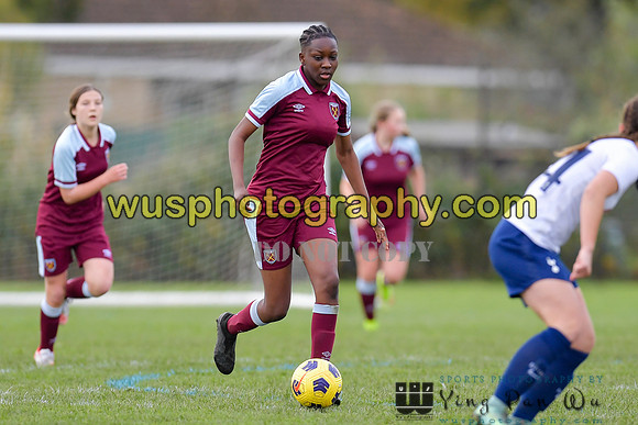 20211106-093823A Tottenham Hotspur Women FC JTP U16 v West Ham United Academy Girls U16