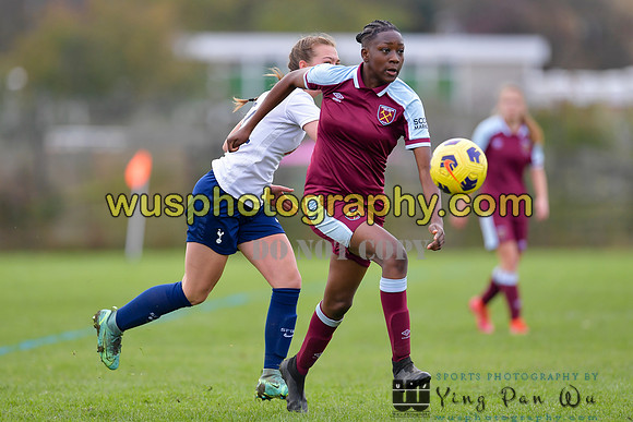 20211106-095010 Tottenham Hotspur Women FC JTP U16 v West Ham United Academy Girls U16