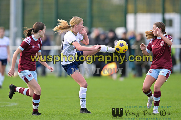 20221119-101710D Tottenham Hotspur Women FC Academy U15 v West Ham United Academy Girls U15