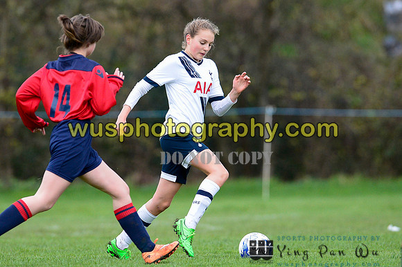 20151128-114913 Tottenham Hotspur Girls U14 v Hoddesdon Owls U14