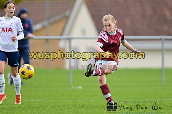 20221119-111311D Tottenham Hotspur Women FC Academy U15 v West Ham United Academy Girls U15