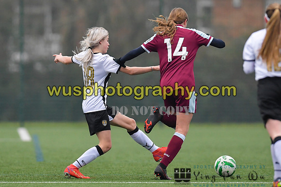 20220115-143410 West Ham United Academy Girls U14 v Notts County FC Girls U14