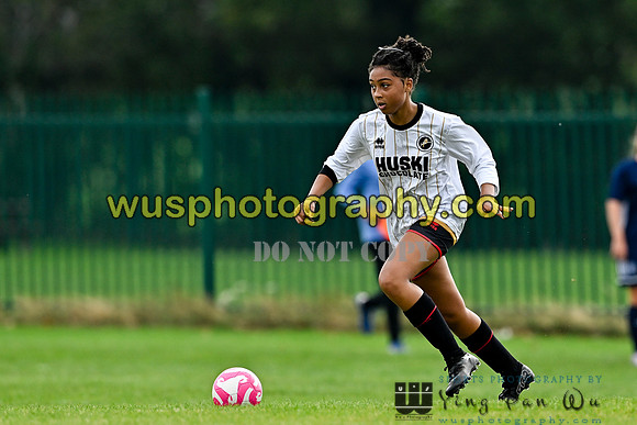 20250920-115237B AFC Greenwich Borough Girls Academy U14 v Millwall Lionesses Academy U14