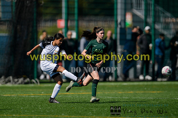 20210417-130503C London Bees Academy U14 v Tottenham Hotspur Women FC JTP U14