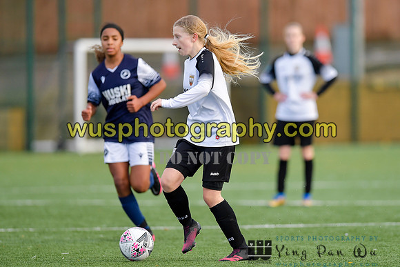 20201031-145636 London Bees Academy U14 v Millwall Lionesses Girls U14